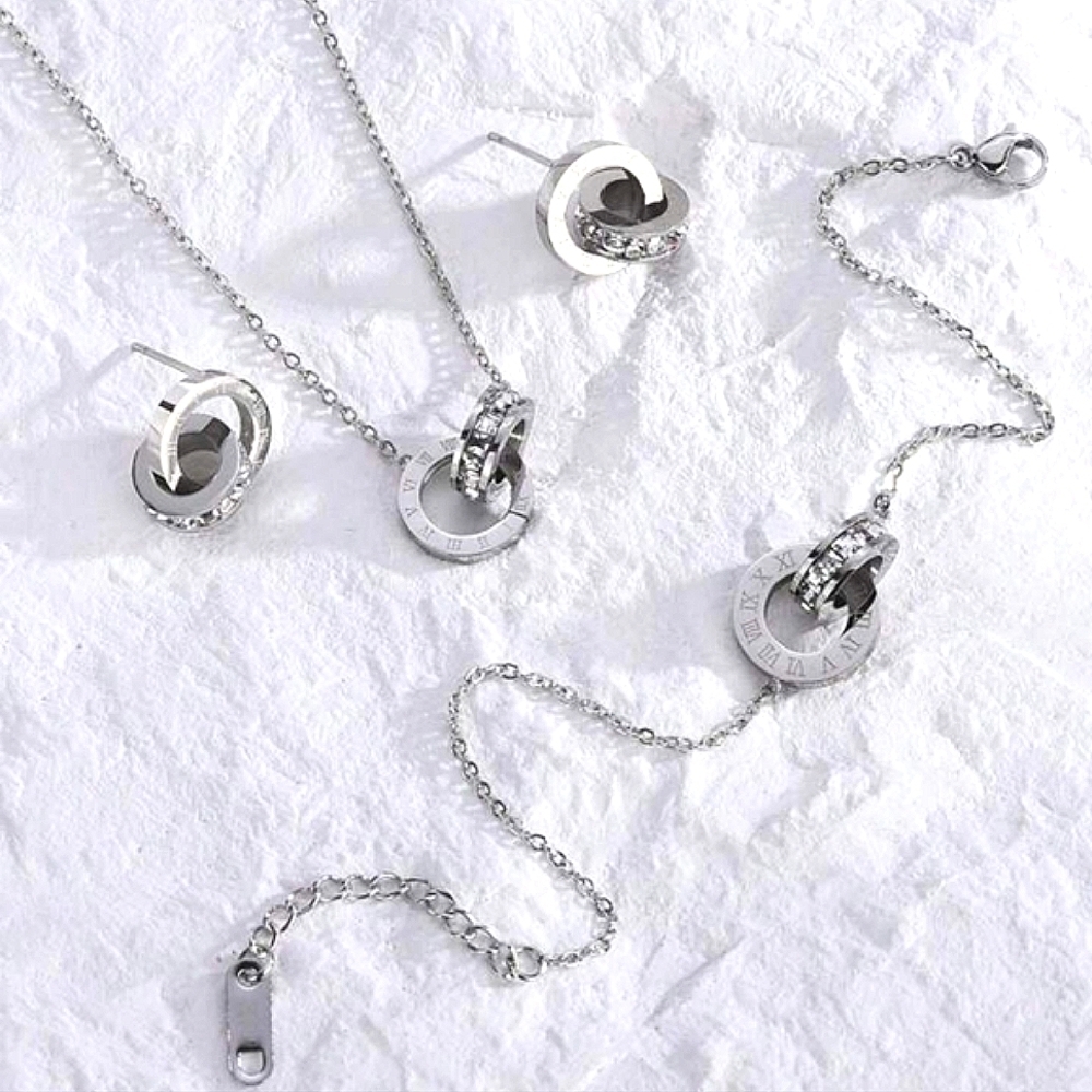 ‼️4 Piece Elegant Jewelry Set 🔥+Gift Box